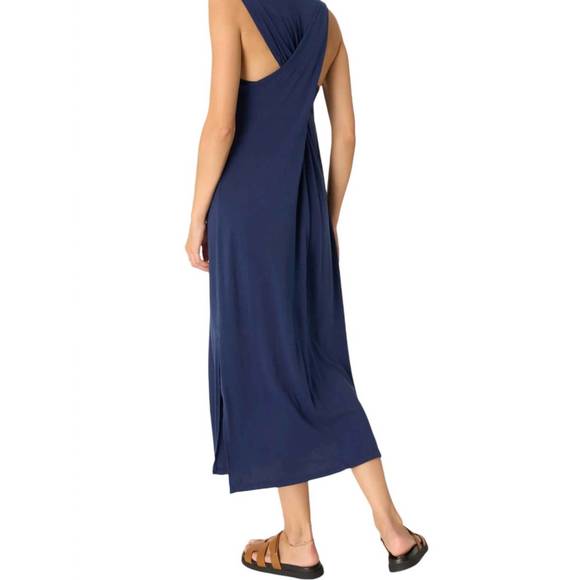 NEW PROJECT SOCIAL T darla twist back dress in navy - Picture 3 of 4